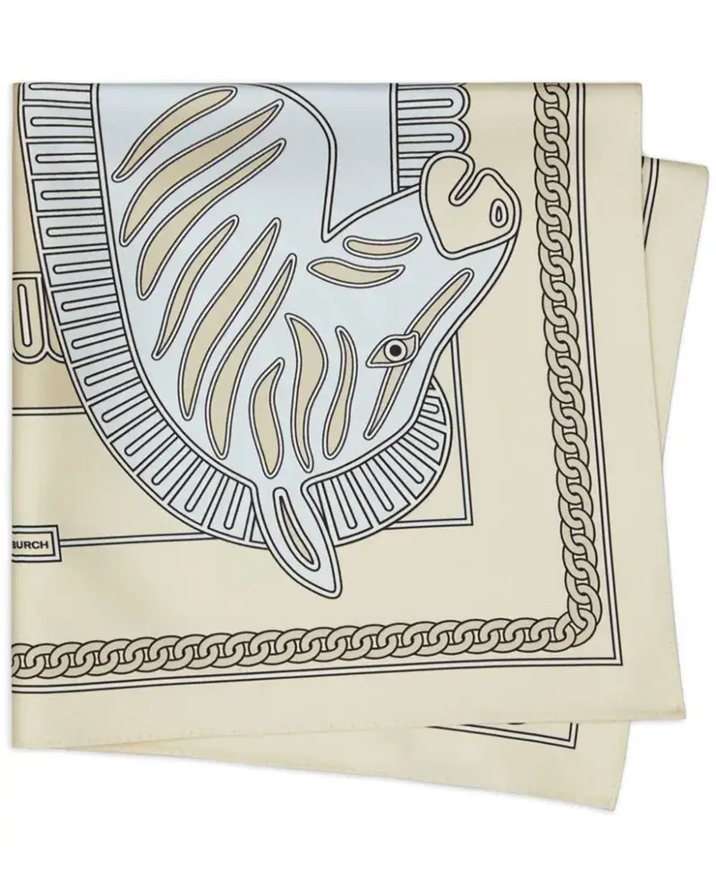 Tory Burch Schal Mit Zebra Print Nude