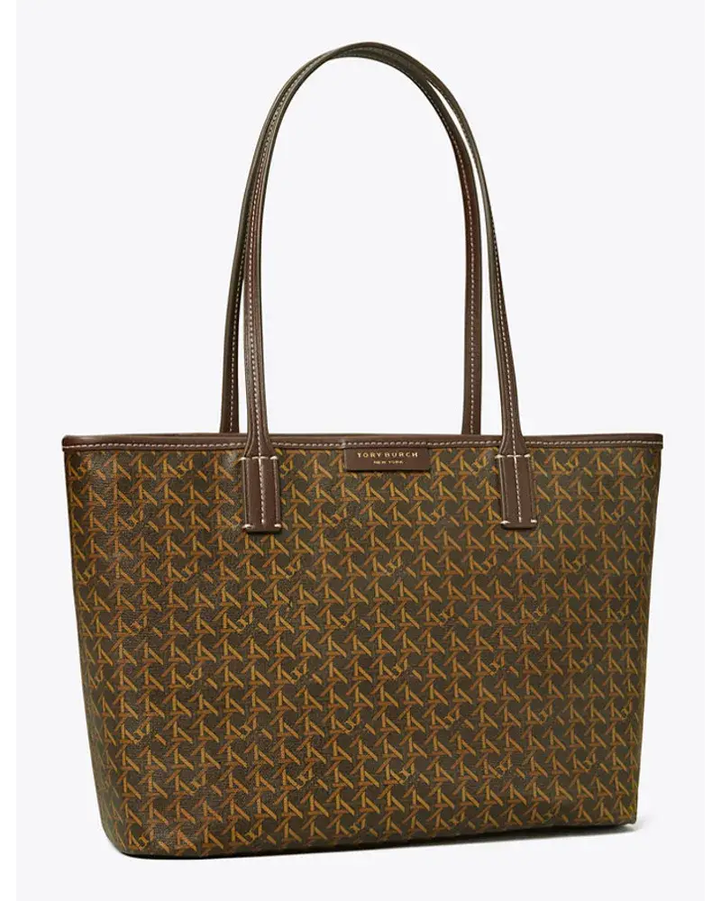 Tory Burch Small Ever Ready Zip Tote Chocolate