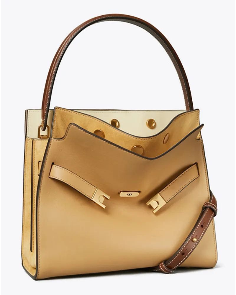 Tory Burch Small Lee Radziwill Double Bag Ginger