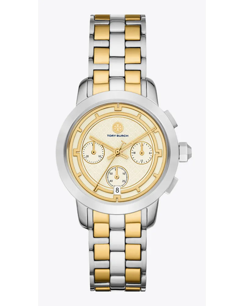 Tory Burch Tory Chronograph Watch Ivory