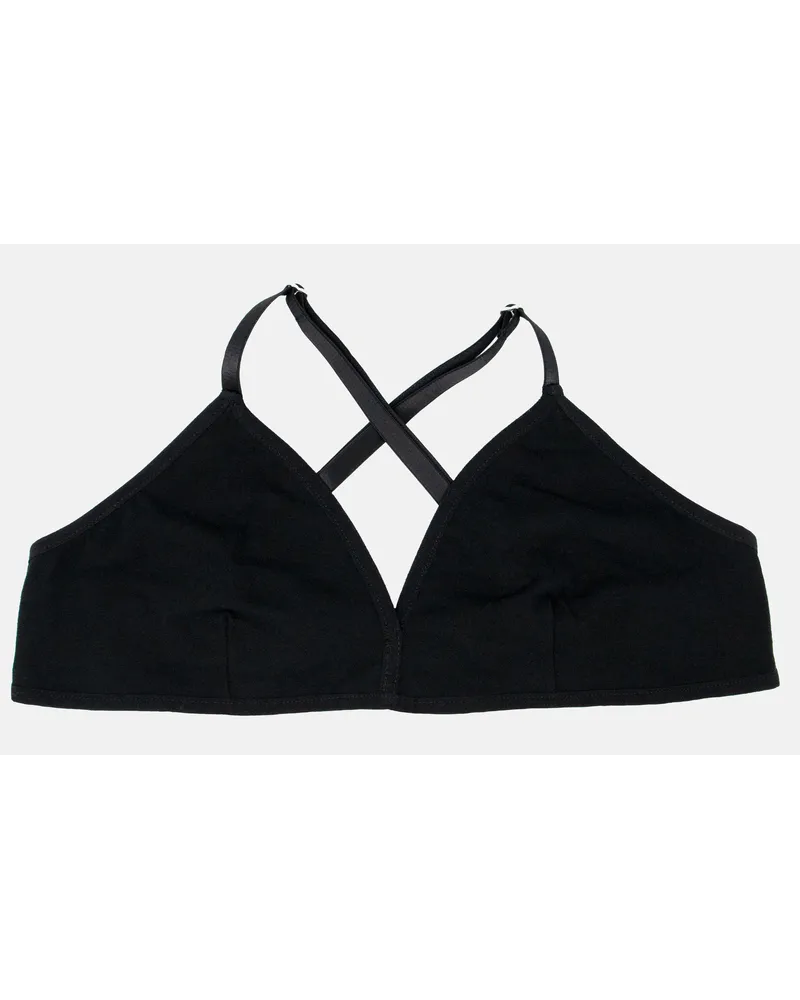 Vatter Triangle Bra "Fine Frieda" Black Crossback Schwarz