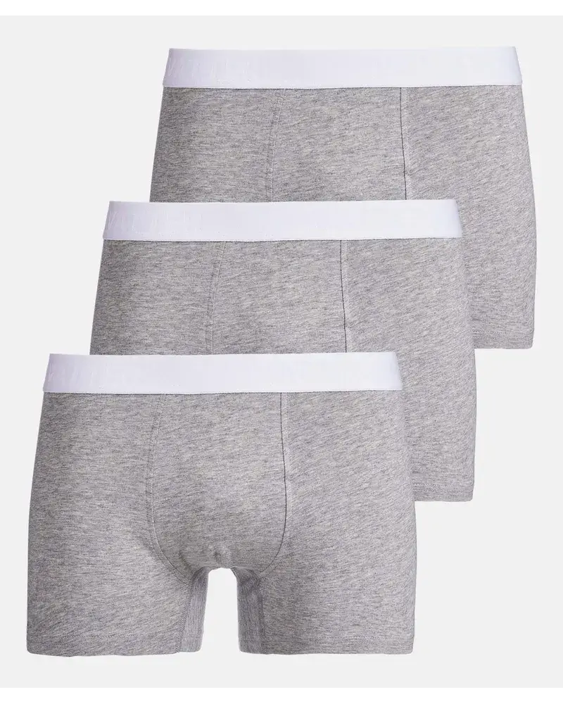Vatter Trunk Short "Tight Tim" Grey Melange 3 Pack Grau