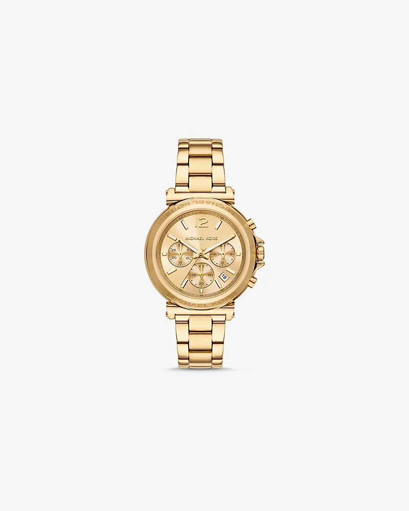 Michael Kors üBergroßE Armbanduhr Maren Im Goldton