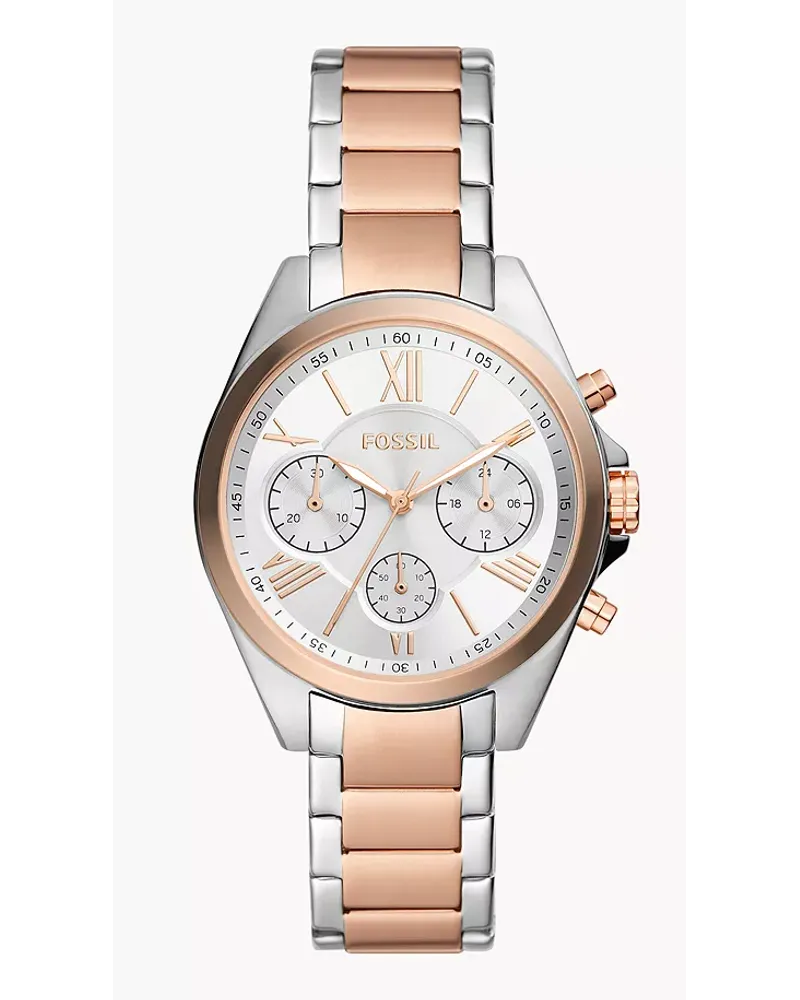 Fossil Uhr Chronograph Modern Courier Edelstahl Zweifarbig RoséGold