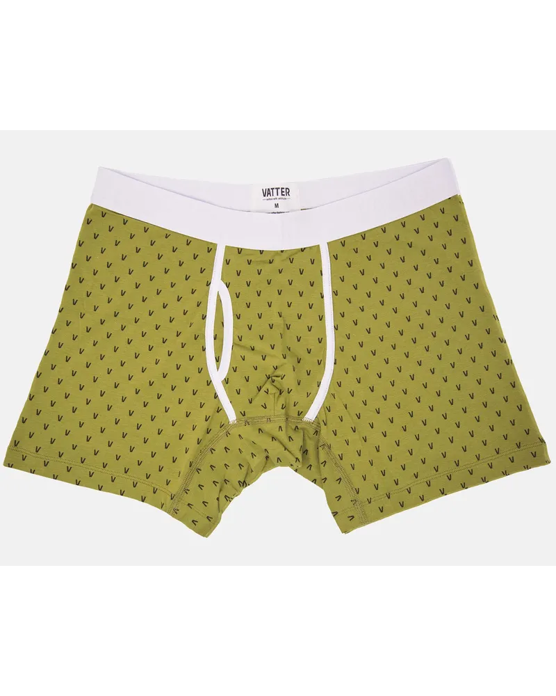 Vatter Boxer Brief "Classy Claus" Green V GrüN