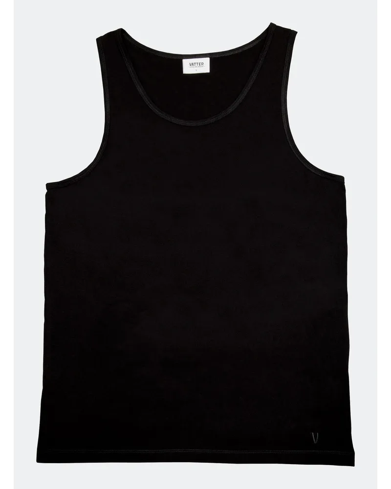 Vatter Tank Top "Tough Tony" Black Schwarz
