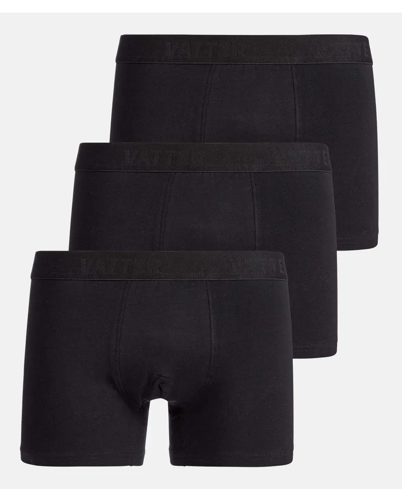 Vatter Trunk Short "Tight Tim" All Black 3 Pack