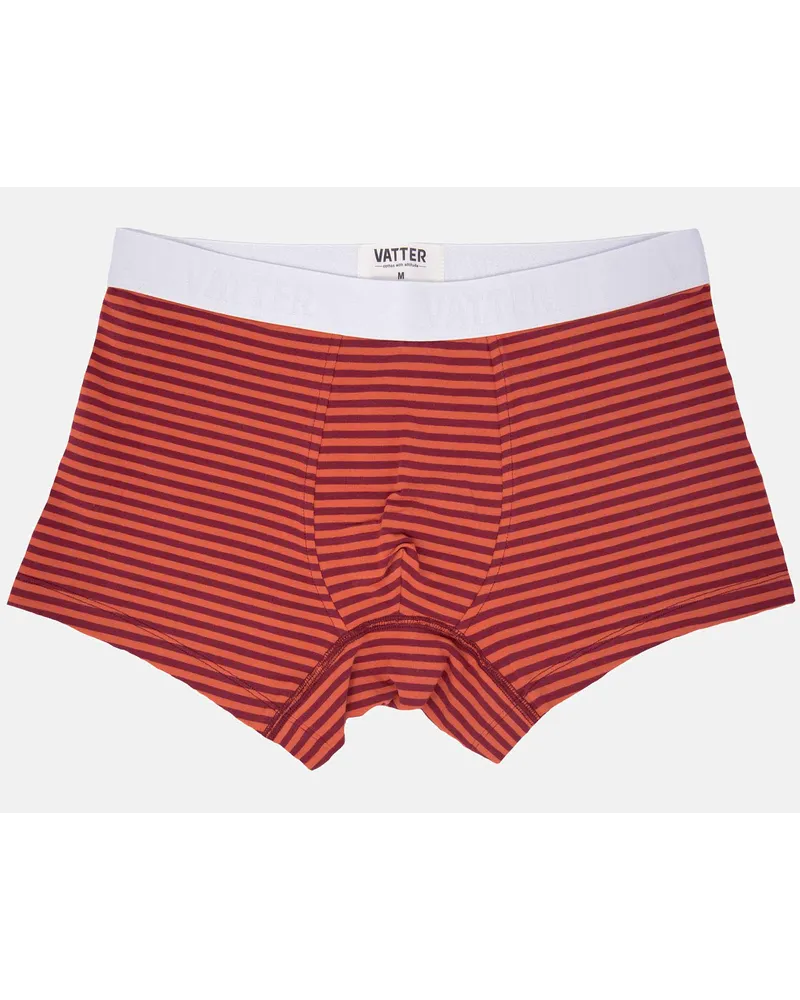 Vatter Trunk Short "Tight Tim" Red Stripes Rot