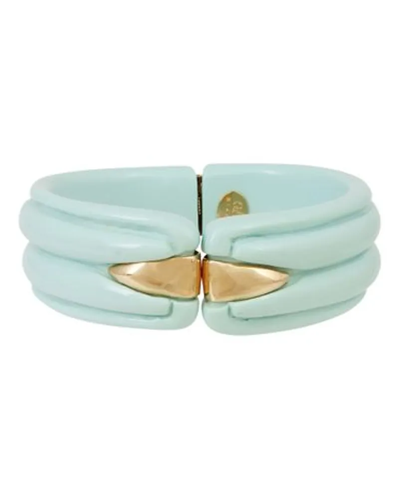 Gas Bijoux Vergoldetes Armband Ecume Mit Acetat Blue