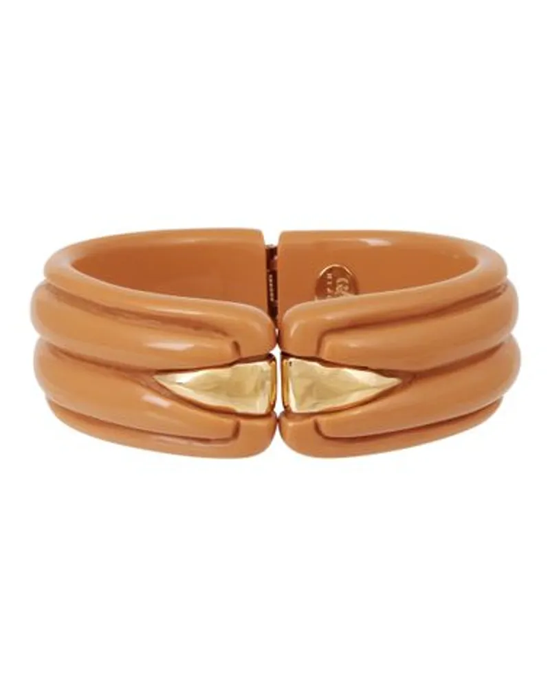 Gas Bijoux Vergoldetes Armband Ecume Mit Acetat Orange