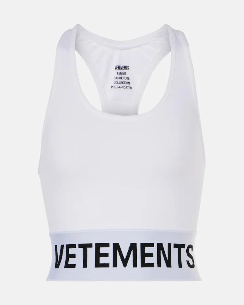 VETEMENTS Sport Bh Weiss