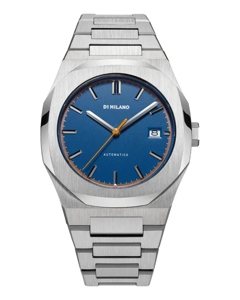 D1 Milano Watch Automatic Bracelet 41.5 Mm Atlas Blue