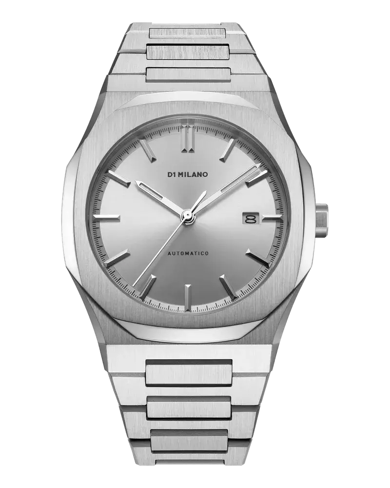 D1 Milano Watch Automatic Bracelet 41.5mm Snow Grey