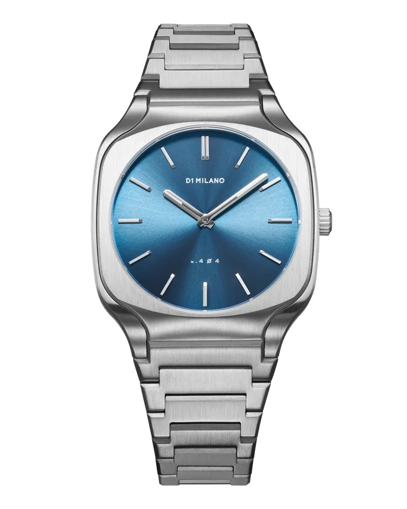 D1 Milano Watch Square Bracelet 37 Mm Caribbean Blue