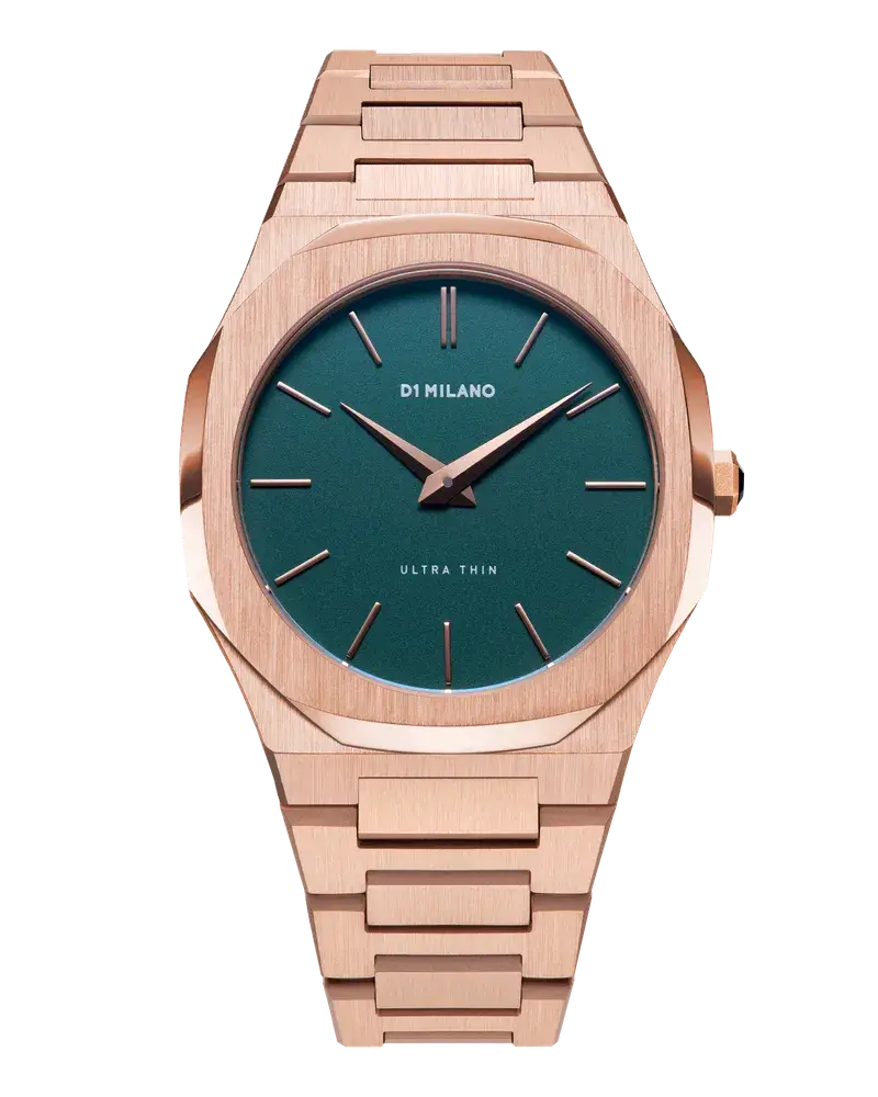 D1 Milano Watch Ultra Thin Bracelet 38 Mm Forest Green