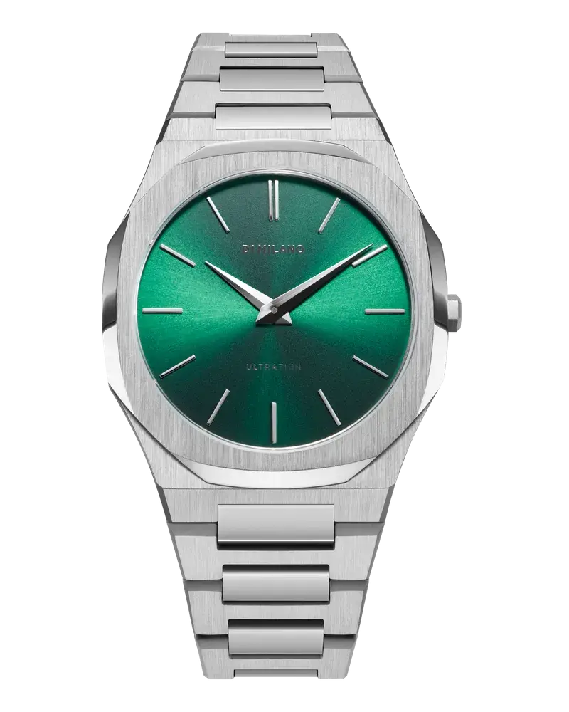 D1 Milano Watch Ultra Thin Bracelet 40 Mm Scarabeo Green