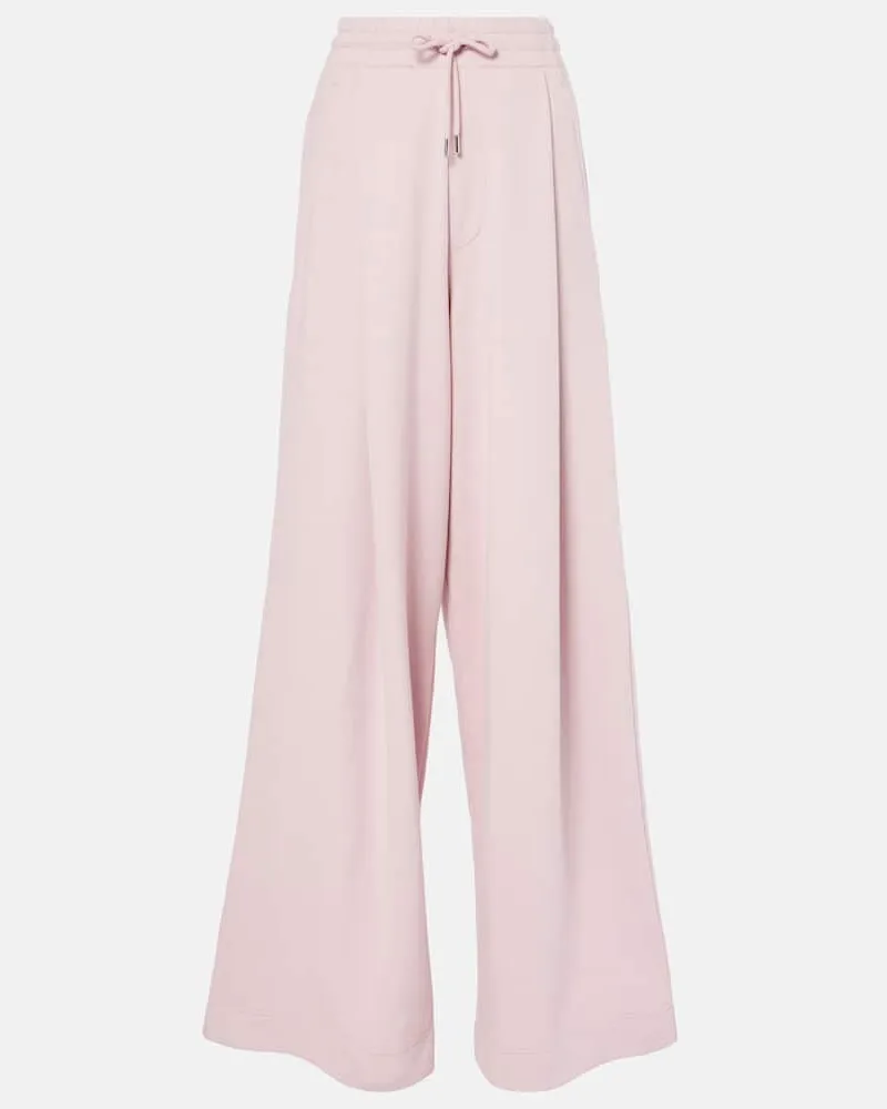 Dries van Noten Weite Jogginghose Aus Baumwolle Pink