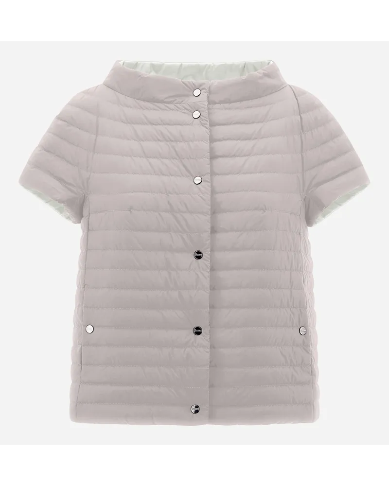 Herno Wendbares Ecoage Und Nylon Ultralight Cape Weiß