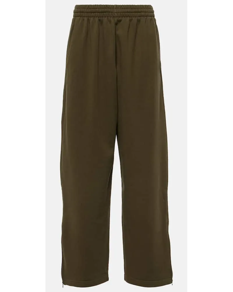 WARDROBE.NYC X Hailey Bieber Jogginghose Aus Baumwolle Gruen