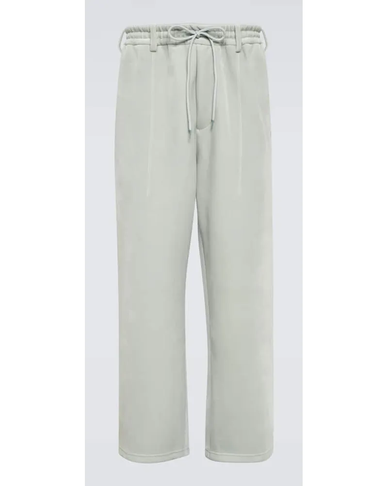 Y-3 Jogginghose Velvet Spacer Silber