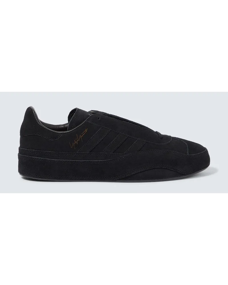 Y-3 Sneakers Gazelle Aus Veloursleder Schwarz