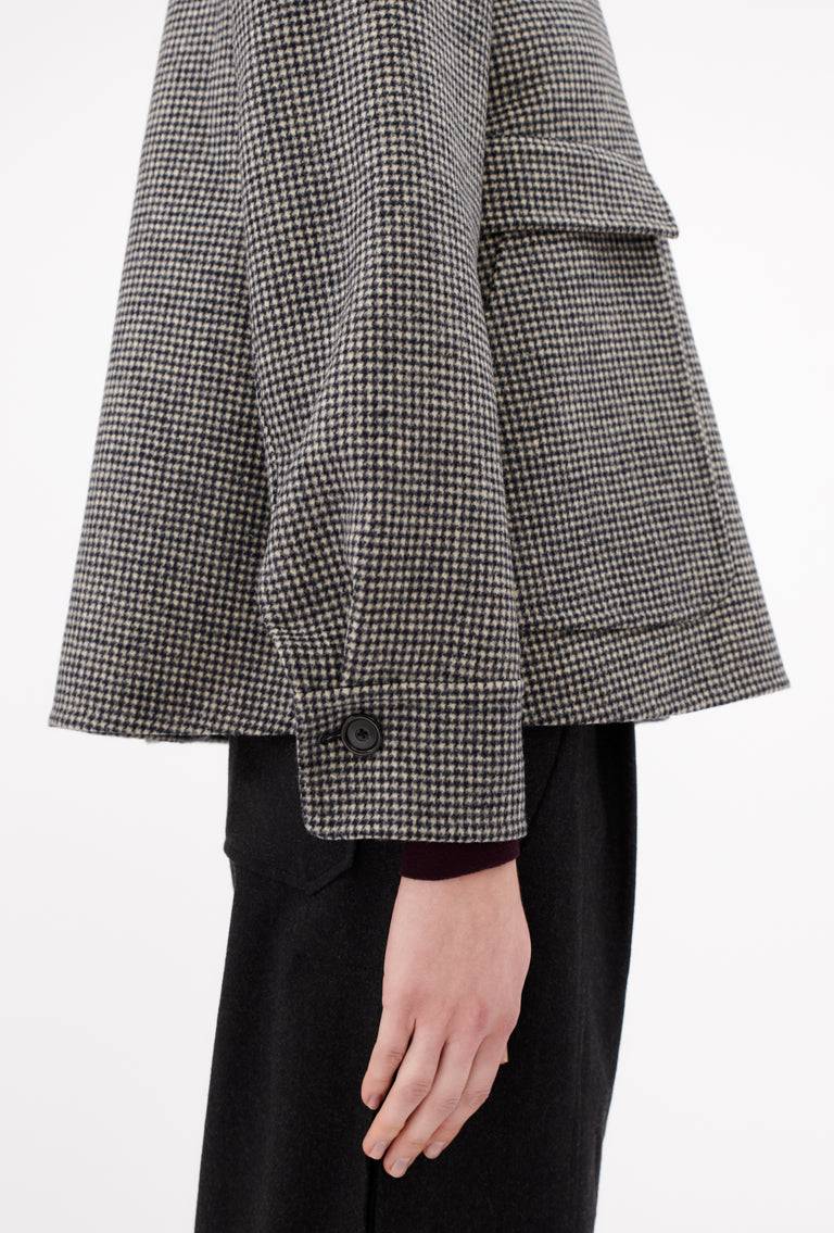 Odeeh Double Check "Made In Germany" Jacke, Black White