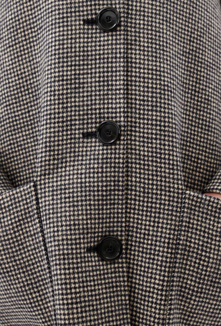 Odeeh Double Check "Made In Germany" Mantel, Black White