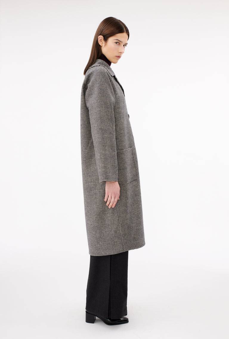 Odeeh Double Check "Made In Germany" Mantel, Black White