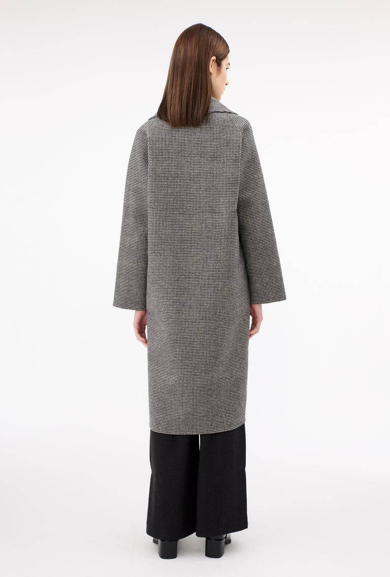 Odeeh Double Check "Made In Germany" Mantel, Black White