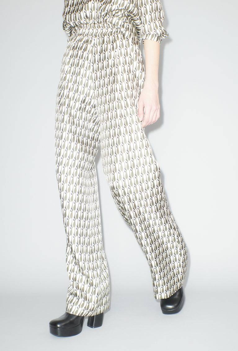 Odeeh Abstract Penguins Hose, Brown Olive