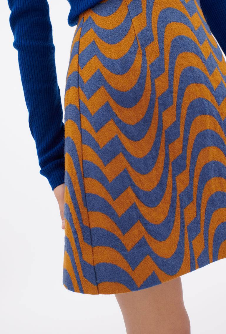 Odeeh Abstract Waves Rock, Dark Cobalt