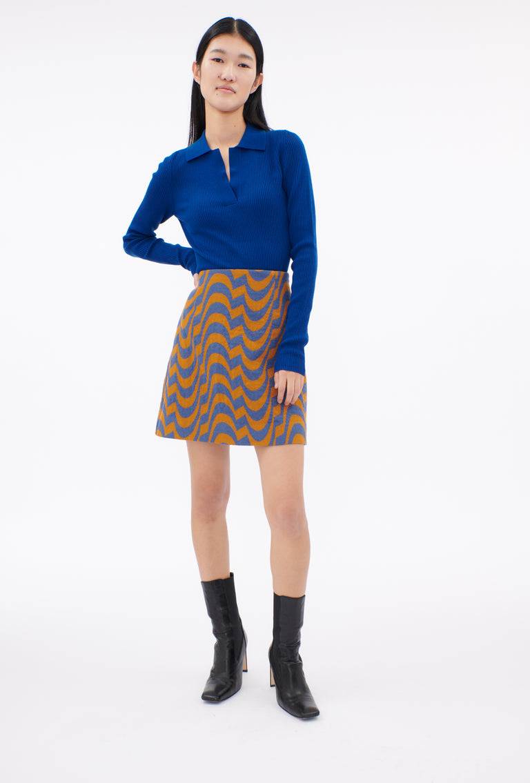 Odeeh Abstract Waves Rock, Dark Cobalt