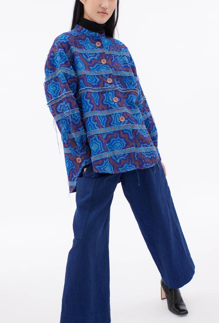 Odeeh Achats, Big Bluse, Light Indigo