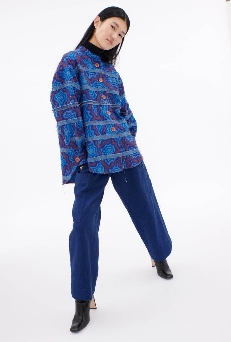 Odeeh Achats, Big Bluse, Light Indigo