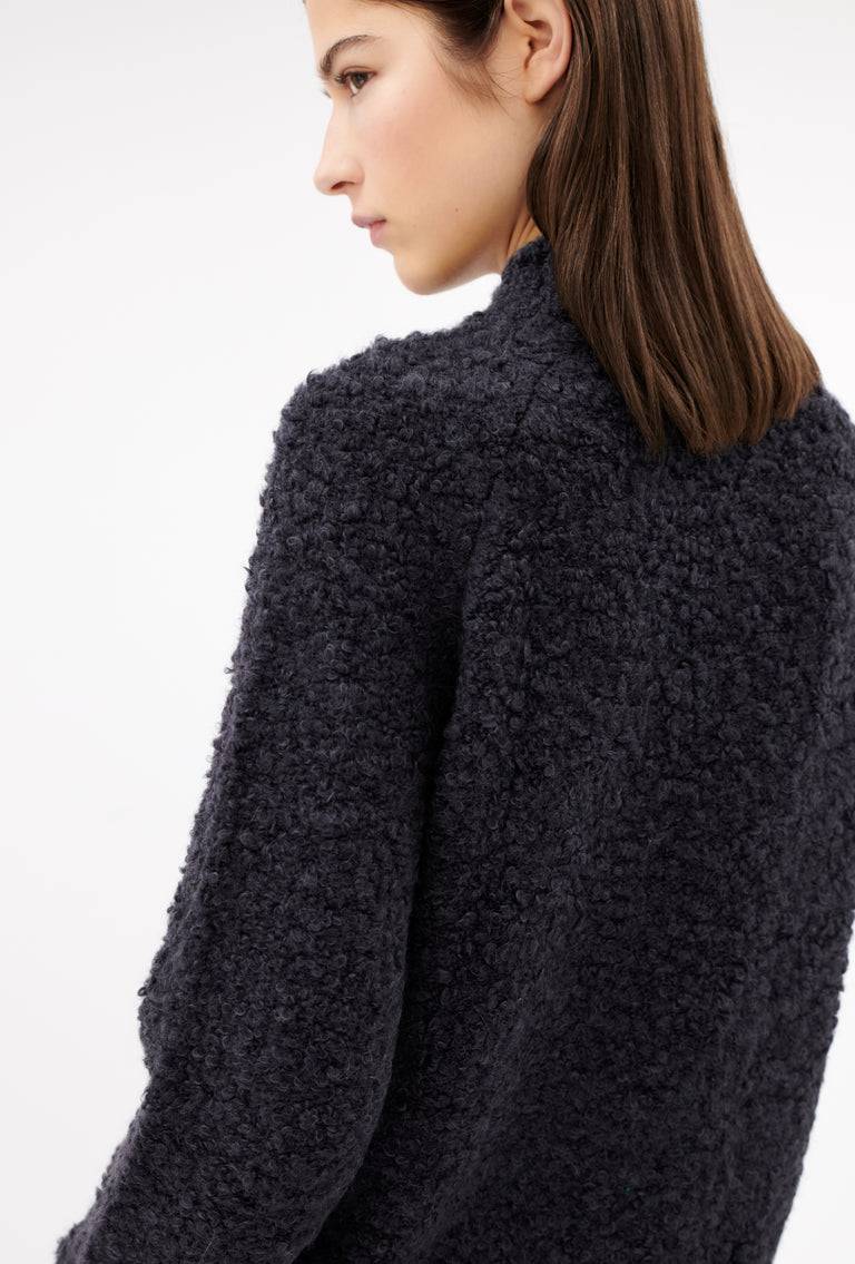Odeeh Alpaca Boucle Pullover, Basalt