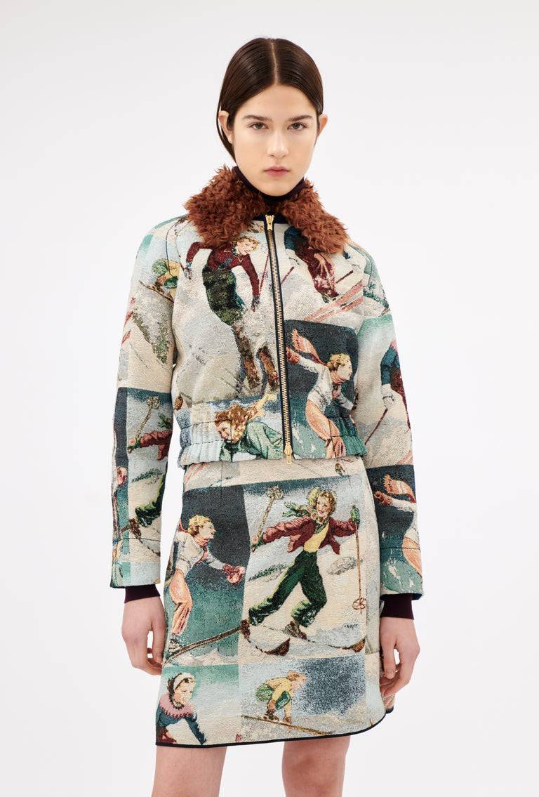 Odeeh Alpine Postcards Jacke, Multicolor