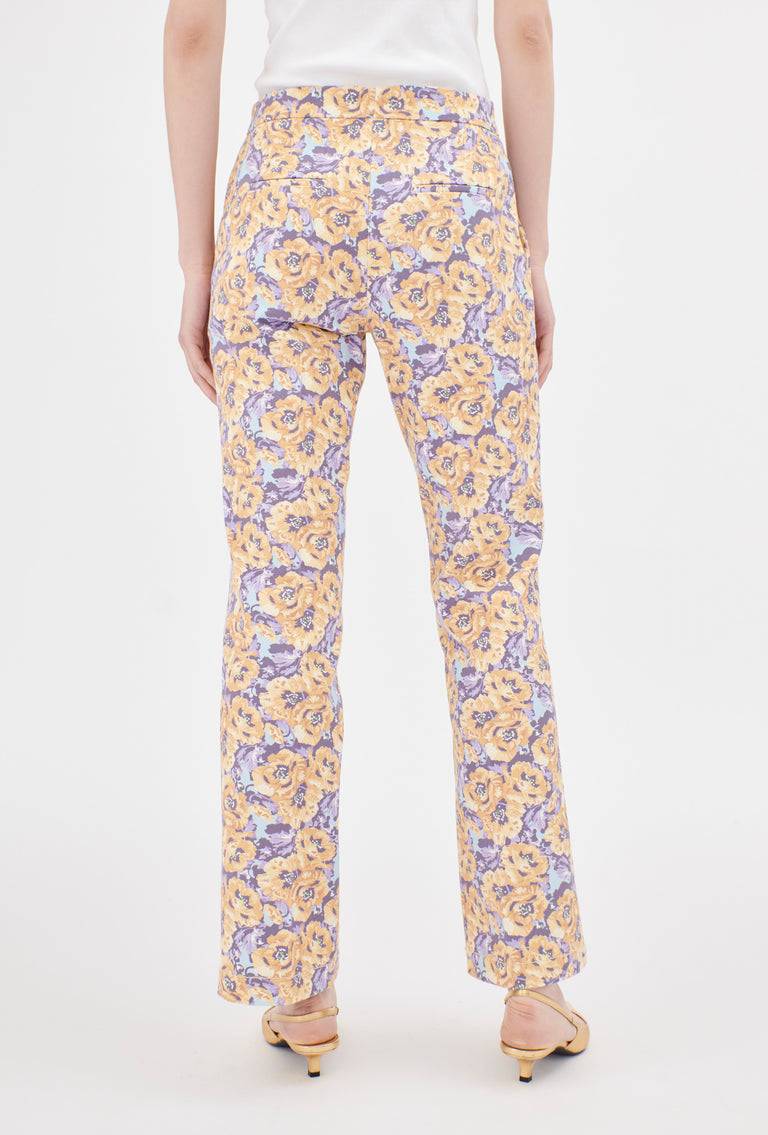 Odeeh Anemones Cotton Gabardine Hose, Lilac