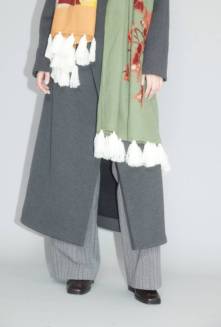 Odeeh Autumn Leaves Schal, Celadon