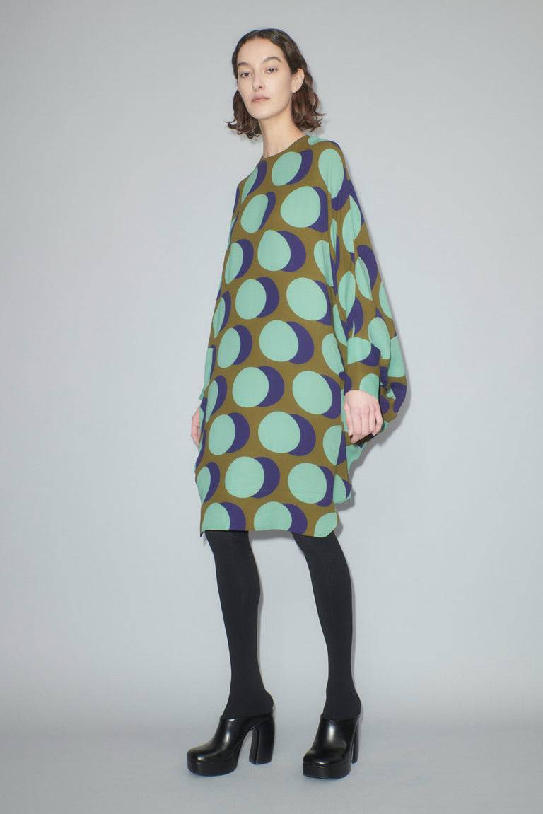 Odeeh Big Double Dot Kleid, Moss