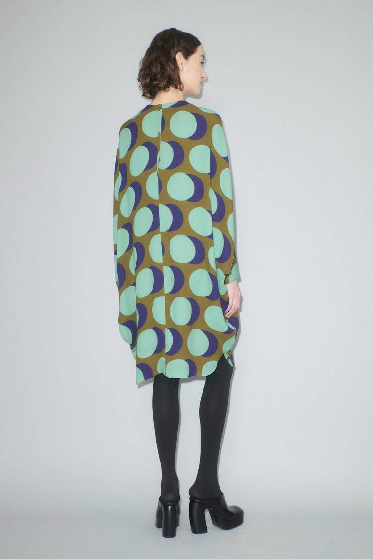Odeeh Big Double Dot Kleid, Moss