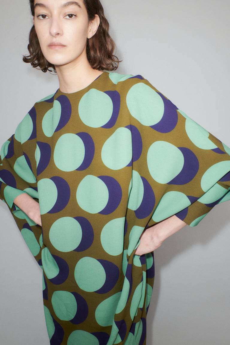 Odeeh Big Double Dot Kleid, Moss