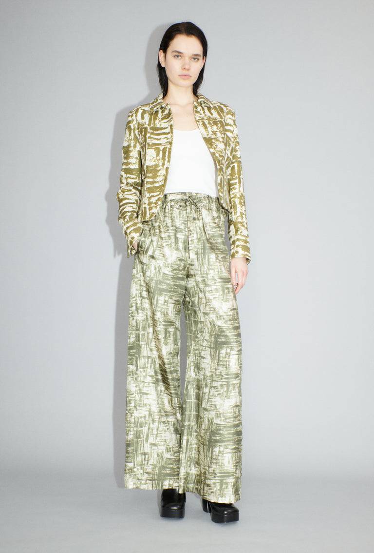 Odeeh Blow-Up Texture Jacke, Goldolive