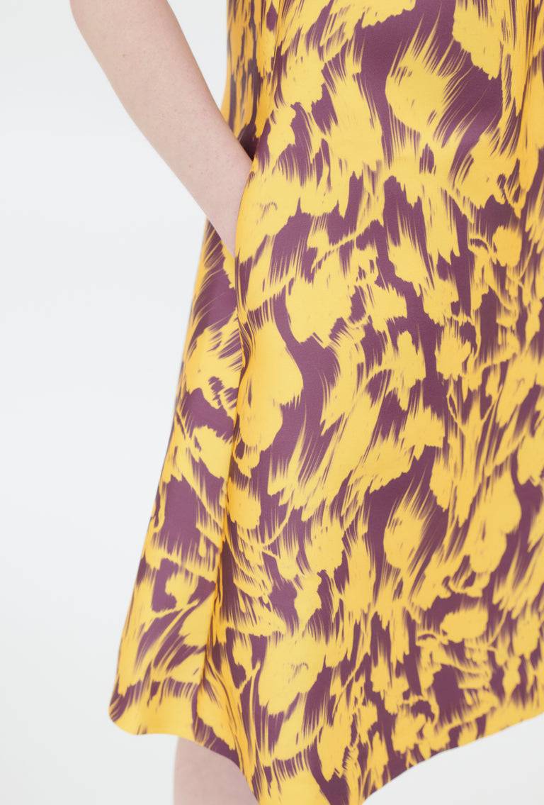 Odeeh Blurred Bouquets Duchesse Kleid, Sun