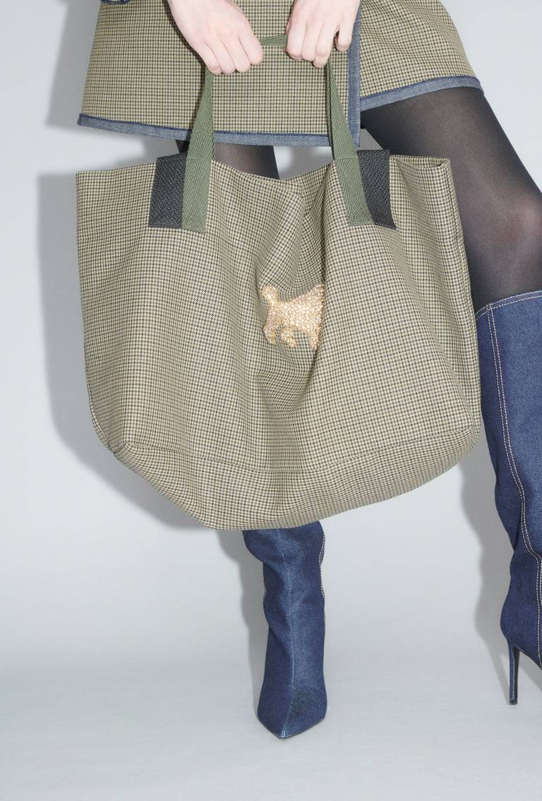 Odeeh Bounded Denim Tasche, Khaki