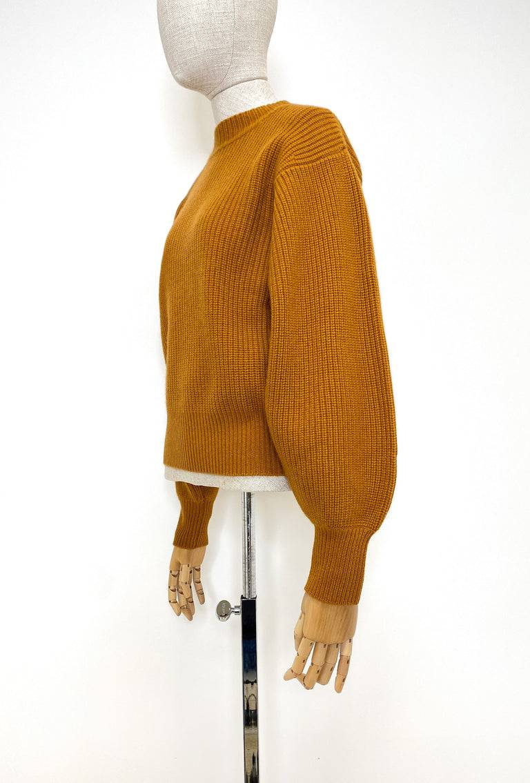 Odeeh Cash-Wool-Mix Pullover, Saffran
