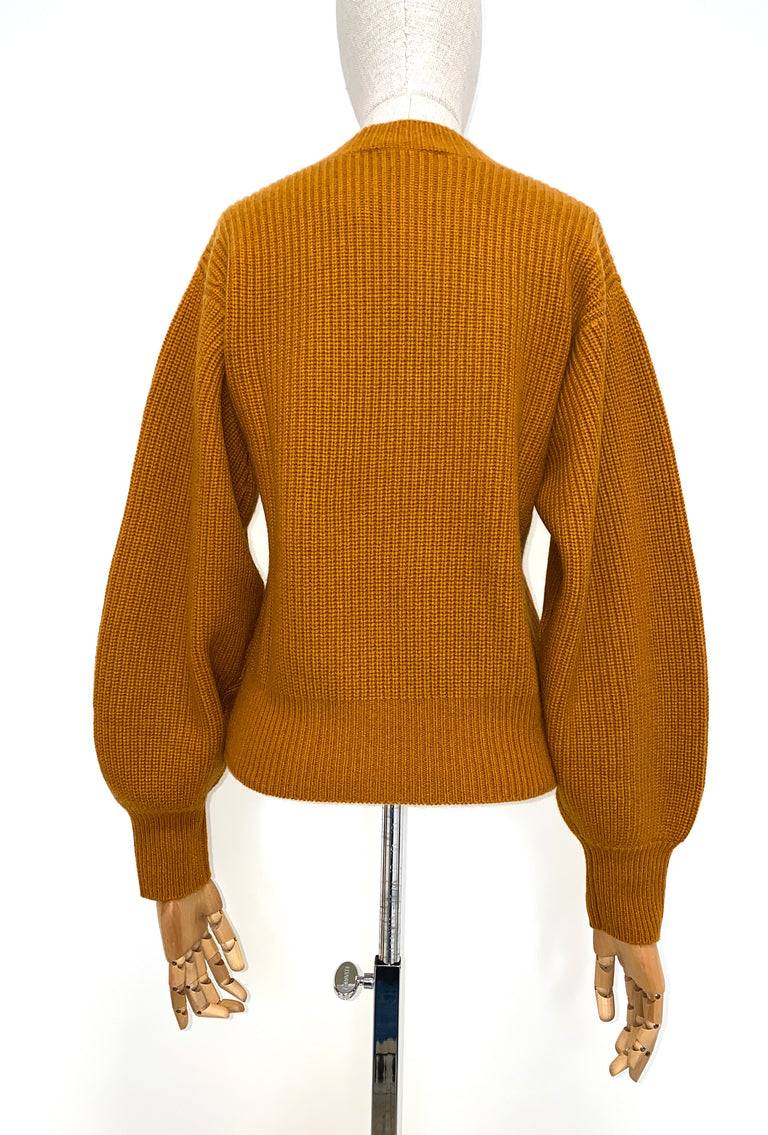Odeeh Cash-Wool-Mix Pullover, Saffran