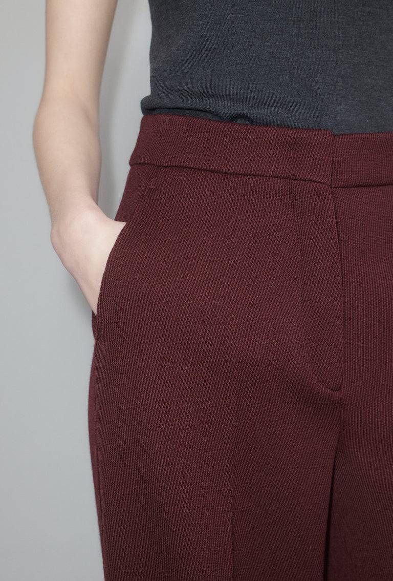 Odeeh Cavalry Twill Hose, Burgundy