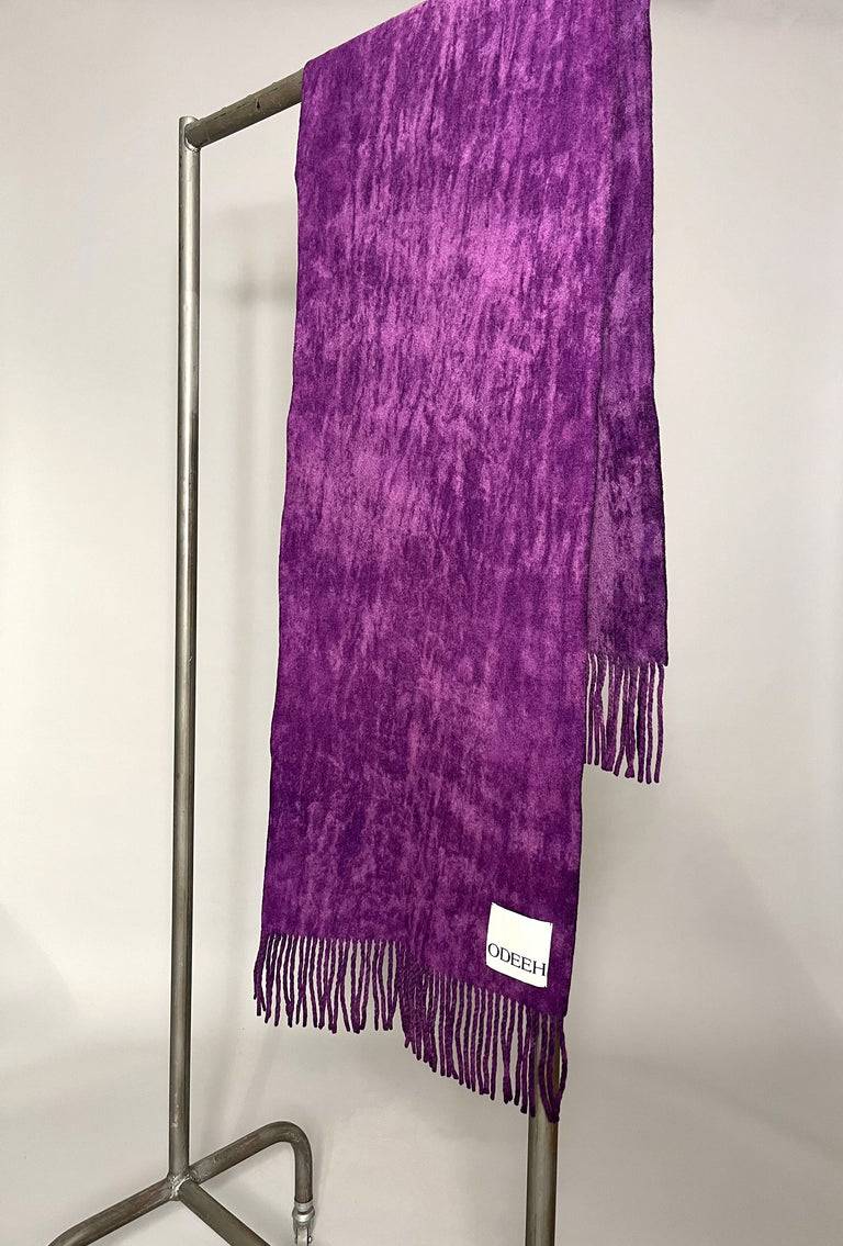 Odeeh Cold Dyed Schal, Mulberry