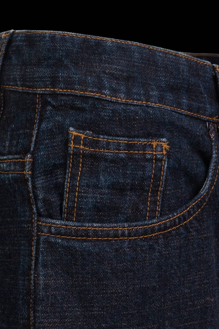 Odeeh Coloured Denim Jeans, Marine