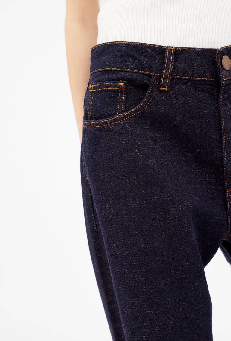 Odeeh Coloured Denim Jeans, Marine